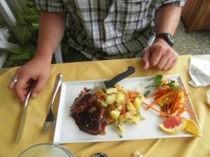 Repas à l'Alamanda